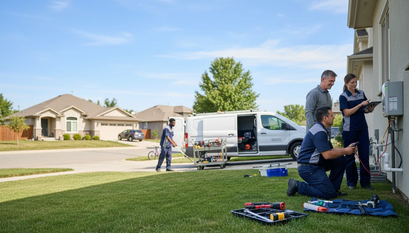 Tankless water heater service in Deersville, OH